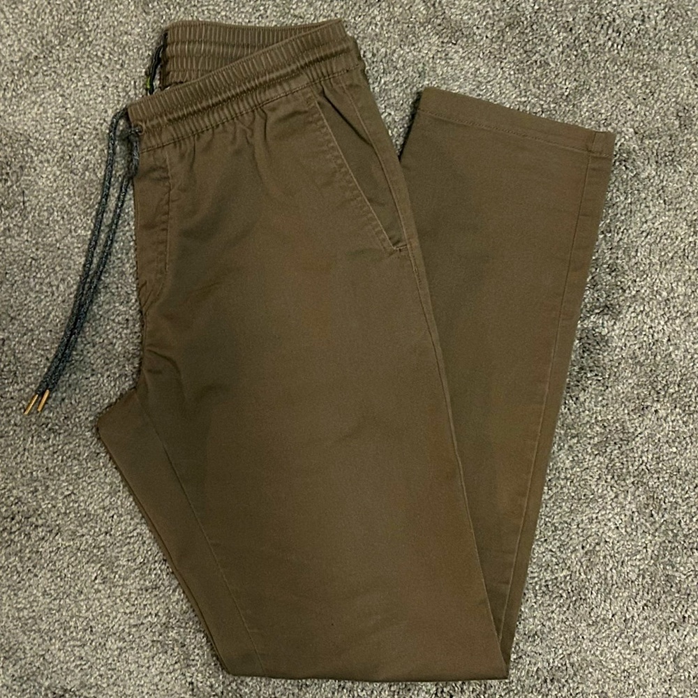 Volcom FRICKIN COMFORT CHINO PANTS Tan Small